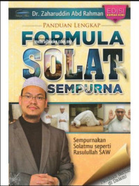 Image of PANDUAN LENGKAP FORMULA SOLAT SEMPURNA