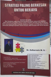 Image of STRATEGI PALING BERKESAN UNTUK BERJAYA